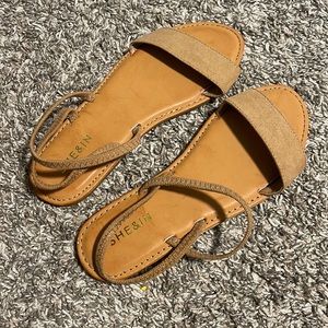 She&in tan sandals